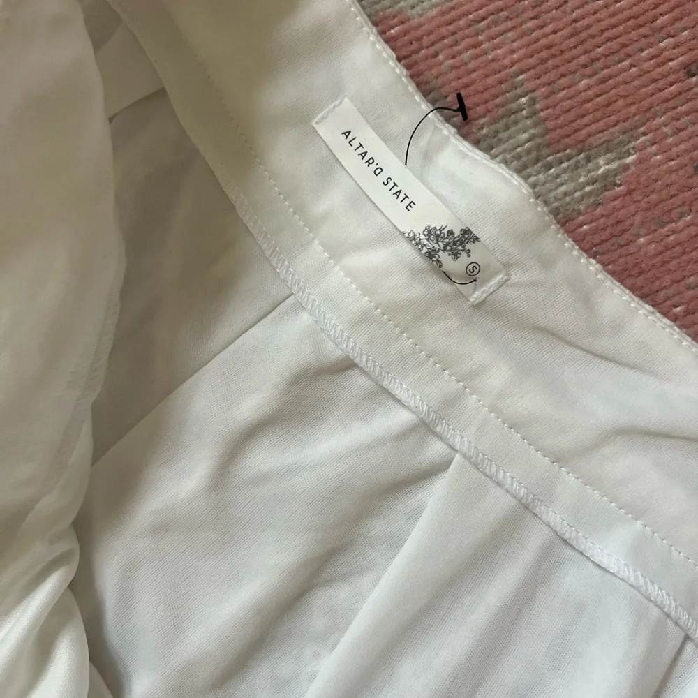 Altar'd State White Maxi Tiered A-Line Skirt - Picture 2 of 5